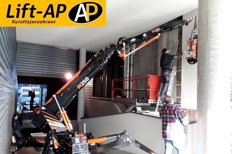 Lift-AP, mininosturipalvelut myös sisätiloihin.